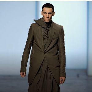 Rick Owens men’s gray blazer s/s 2012, US40